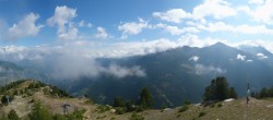 Archiv Foto Webcam Grächen im Wallis: Panorama Furggen 09:00