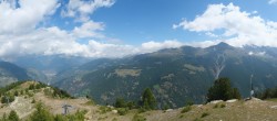 Archiv Foto Webcam Grächen im Wallis: Panorama Furggen 11:00