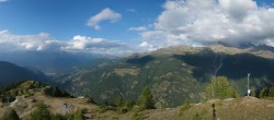 Archiv Foto Webcam Grächen im Wallis: Panorama Furggen 17:00
