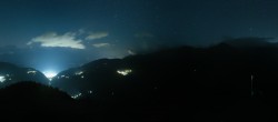Archiv Foto Webcam Grächen im Wallis: Panorama Furggen 23:00