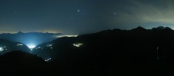 Archiv Foto Webcam Grächen im Wallis: Panorama Furggen 01:00