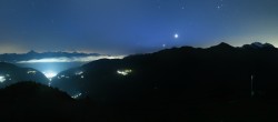 Archiv Foto Webcam Grächen im Wallis: Panorama Furggen 03:00