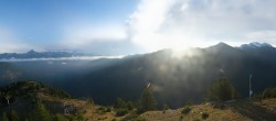Archiv Foto Webcam Grächen im Wallis: Panorama Furggen 06:00