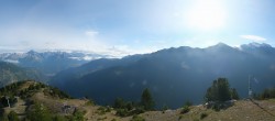 Archiv Foto Webcam Grächen im Wallis: Panorama Furggen 07:00