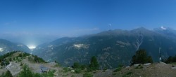 Archiv Foto Webcam Grächen im Wallis: Panorama Furggen 03:00
