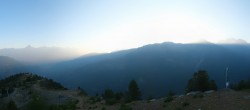 Archiv Foto Webcam Grächen im Wallis: Panorama Furggen 06:00