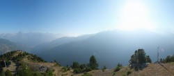 Archiv Foto Webcam Grächen im Wallis: Panorama Furggen 07:00