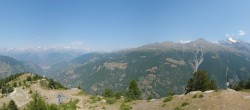 Archiv Foto Webcam Grächen im Wallis: Panorama Furggen 13:00