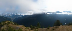 Archived image Webcam Panoramic view, Grächen in Valais 06:00