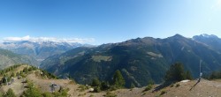 Archiv Foto Webcam Grächen im Wallis: Panorama Furggen 09:00