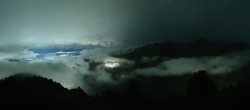 Archiv Foto Webcam Grächen im Wallis: Panorama Furggen 23:00