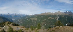 Archiv Foto Webcam Grächen im Wallis: Panorama Furggen 15:00