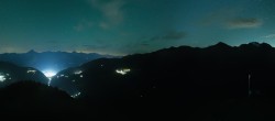 Archiv Foto Webcam Grächen im Wallis: Panorama Furggen 03:00