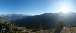 Archiv Foto Webcam Grächen im Wallis: Panorama Furggen 07:00