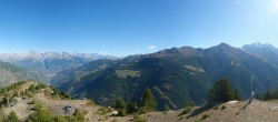 Archiv Foto Webcam Grächen im Wallis: Panorama Furggen 09:00