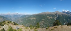 Archiv Foto Webcam Grächen im Wallis: Panorama Furggen 13:00