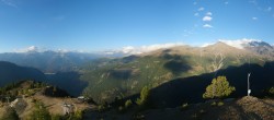 Archiv Foto Webcam Grächen im Wallis: Panorama Furggen 17:00
