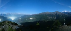 Archiv Foto Webcam Grächen im Wallis: Panorama Furggen 23:00