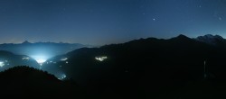 Archiv Foto Webcam Grächen im Wallis: Panorama Furggen 01:00
