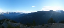 Archiv Foto Webcam Grächen im Wallis: Panorama Furggen 07:00