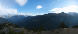 Archiv Foto Webcam Grächen im Wallis: Panorama Furggen 08:00