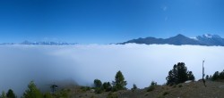 Archiv Foto Webcam Grächen im Wallis: Panorama Furggen 23:00