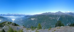 Archiv Foto Webcam Grächen im Wallis: Panorama Furggen 05:00