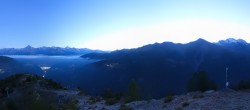 Archiv Foto Webcam Grächen im Wallis: Panorama Furggen 06:00