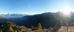 Archiv Foto Webcam Grächen im Wallis: Panorama Furggen 07:00