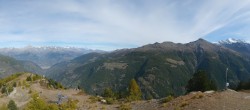 Archiv Foto Webcam Grächen im Wallis: Panorama Furggen 11:00
