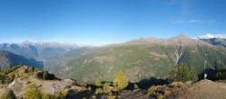 Archiv Foto Webcam Grächen im Wallis: Panorama Furggen 15:00