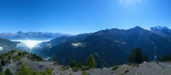 Archiv Foto Webcam Grächen im Wallis: Panorama Furggen 23:00