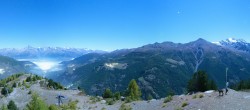 Archiv Foto Webcam Grächen im Wallis: Panorama Furggen 01:00