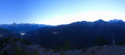 Archiv Foto Webcam Grächen im Wallis: Panorama Furggen 06:00