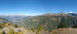 Archiv Foto Webcam Grächen im Wallis: Panorama Furggen 13:00