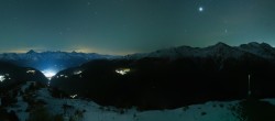 Archiv Foto Webcam Grächen im Wallis: Panorama Furggen 23:00