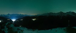 Archiv Foto Webcam Grächen im Wallis: Panorama Furggen 01:00