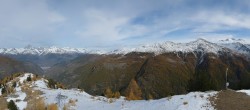Archiv Foto Webcam Grächen im Wallis: Panorama Furggen 11:00
