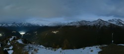 Archiv Foto Webcam Grächen im Wallis: Panorama Furggen 23:00