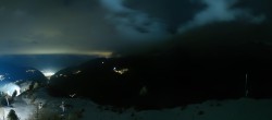 Archived image Webcam Panoramic view, Grächen in Valais 23:00