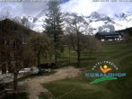 Archived image Webcam Ramsau am Dachstein: Golf course at the hotel Kobaldhof 11:00