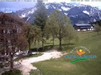 Archived image Webcam Ramsau am Dachstein: Golf course at the hotel Kobaldhof 11:00