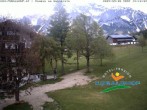 Archived image Webcam Ramsau am Dachstein: Golf course at the hotel Kobaldhof 13:00