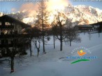 Archived image Webcam Ramsau am Dachstein: Golf course at the hotel Kobaldhof 07:00