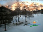 Archived image Webcam Ramsau am Dachstein: Golf course at the hotel Kobaldhof 15:00