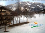 Archived image Webcam Ramsau am Dachstein: Golf course at the hotel Kobaldhof 07:00