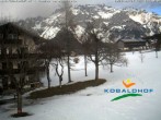 Archived image Webcam Ramsau am Dachstein: Golf course at the hotel Kobaldhof 13:00