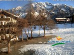 Archived image Webcam Ramsau am Dachstein: Golf course at the hotel Kobaldhof 07:00