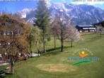 Archiv Foto Webcam Ramsau am Dachstein: Golfplatz am Kobaldhof 09:00