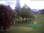 Archived image Webcam Ramsau am Dachstein: Golf course at the hotel Kobaldhof 07:00